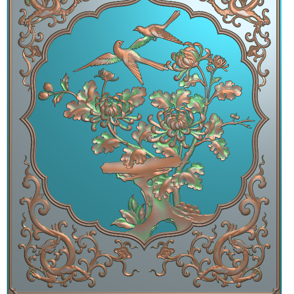 菊花2精雕图