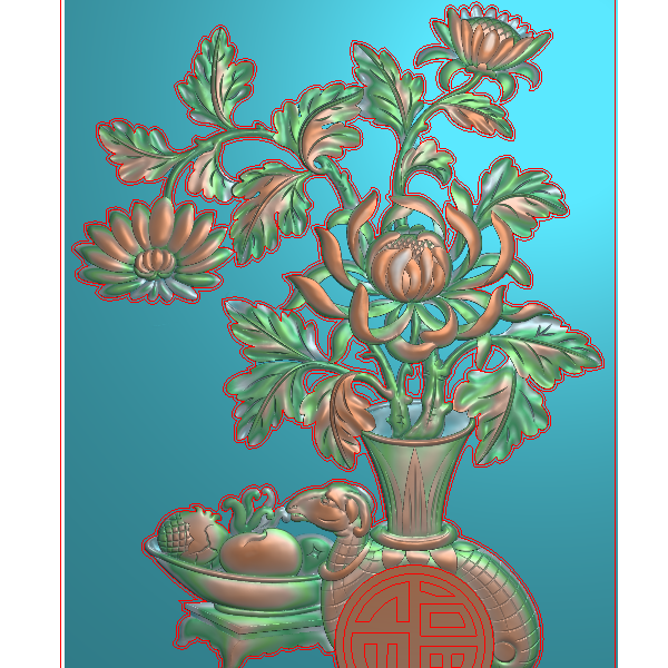 菊花5精雕图