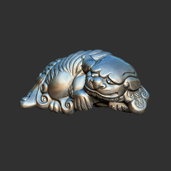 貔貅01 圆雕立体 3D打印文件