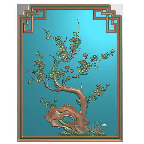 梅花1精雕图