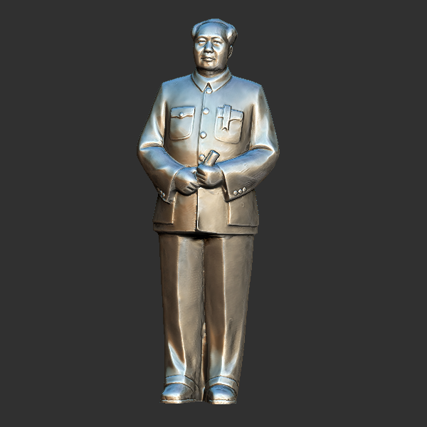 主席 圆雕立体 3D打印文件