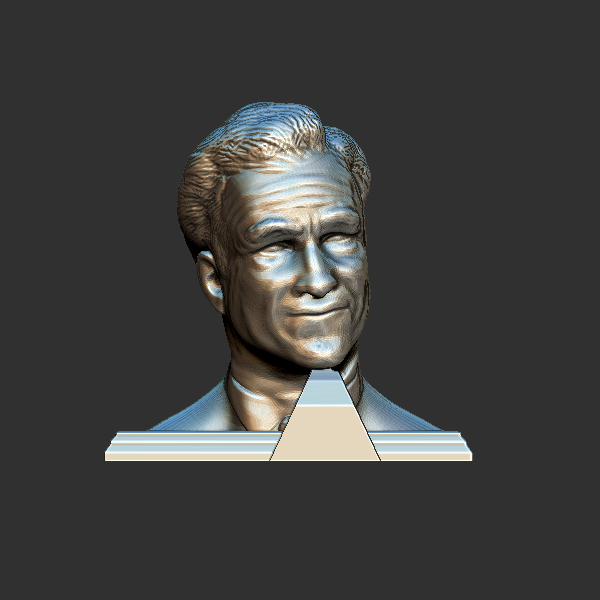 人像 圆雕立体 3D打印文件