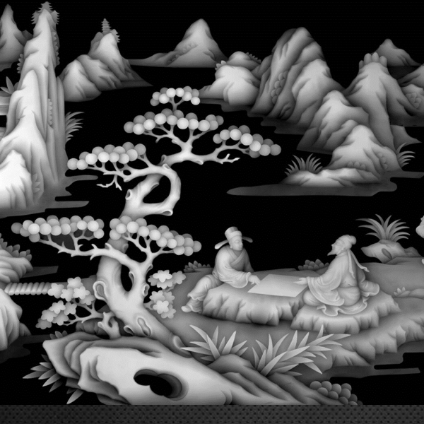 古人物 444bmp  灰度图