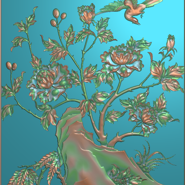 花鸟0精雕图