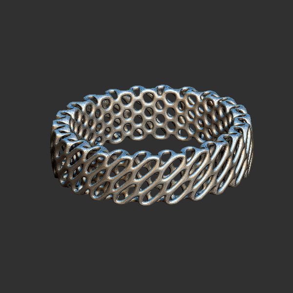 手镯戒指 圆雕立体 3D打印文件