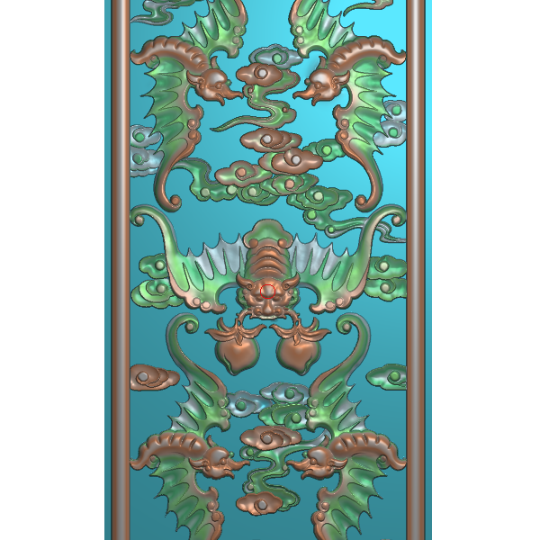 蝙蝠1精雕图