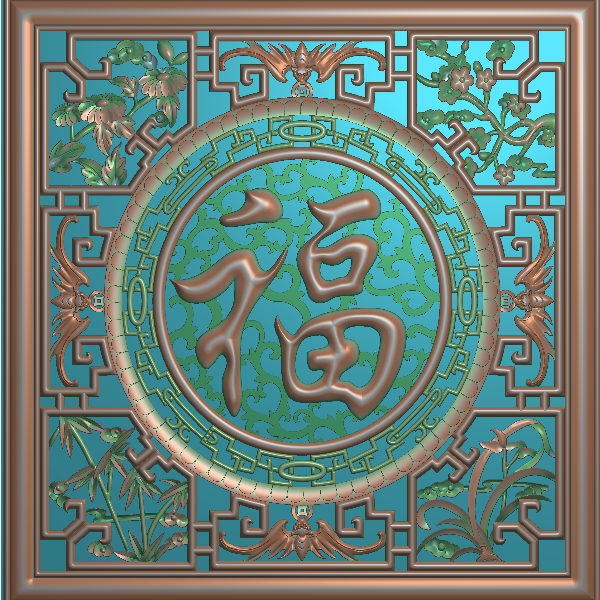 挂件-福精雕图