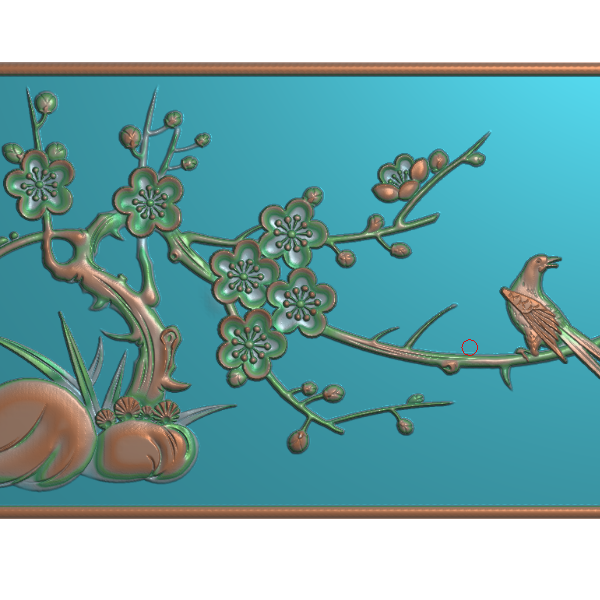 梅花3精雕图