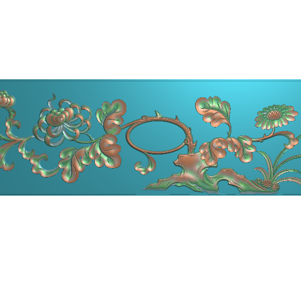 衣柜斗抽菊花精雕图