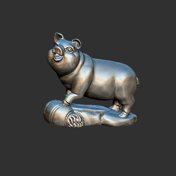 生肖猪 圆雕立体 3D打印文件