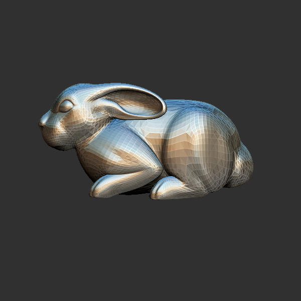 兔子 圆雕立体 3D打印文件