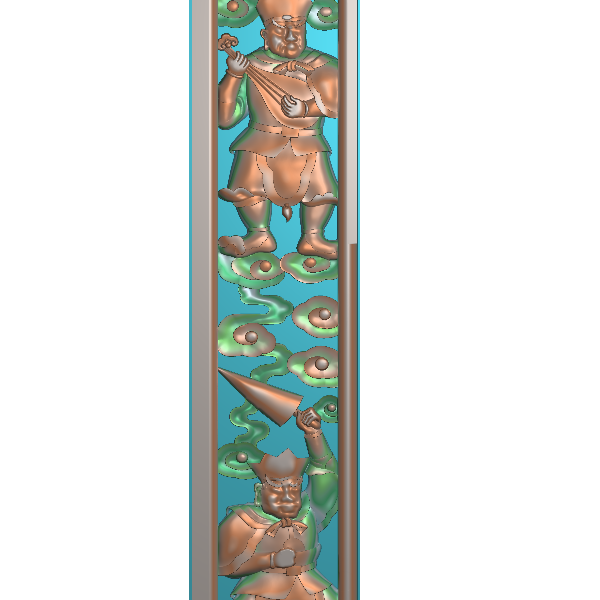 四大金刚精雕图