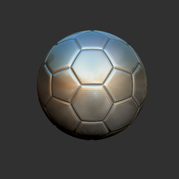 足球 圆雕立体 3D打印文件