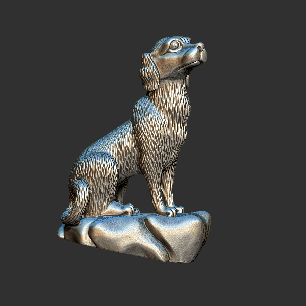生肖狗 圆雕立体 3D打印文件
