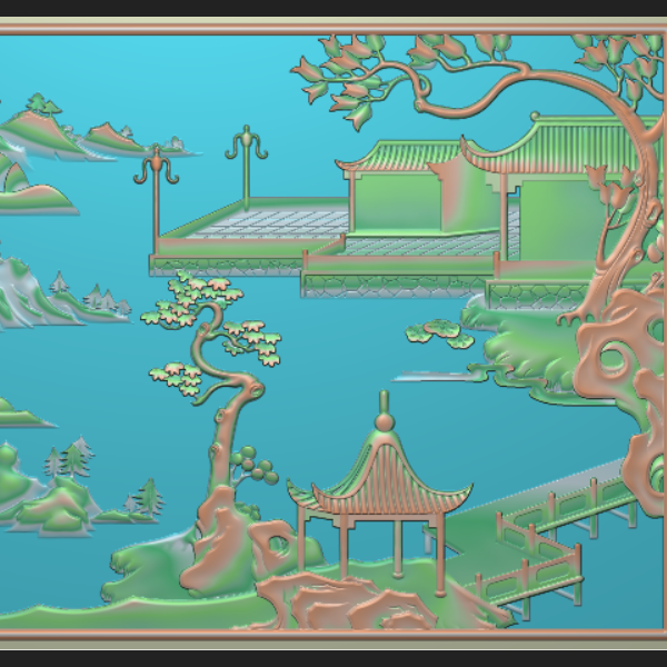 山水2-104精雕图