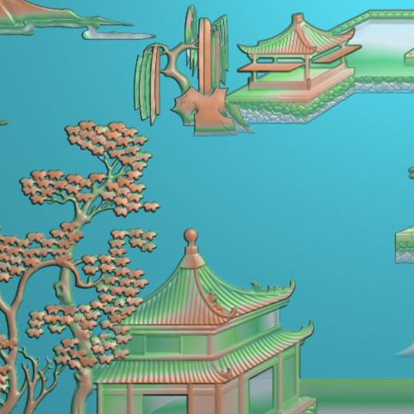 山水10-97.5精雕图