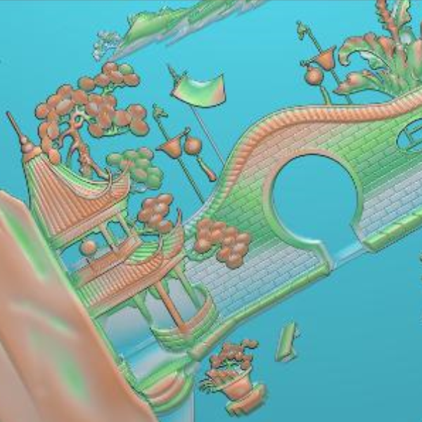 山水14-119精雕图