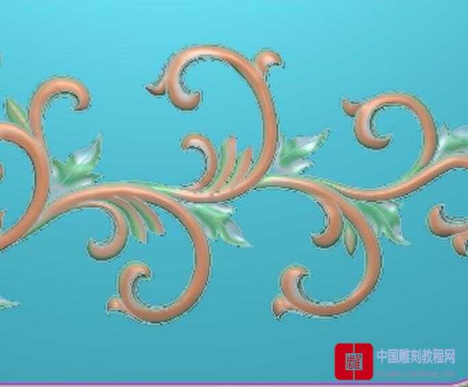 精雕图藤蔓全花