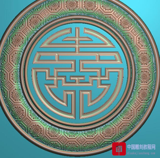 精雕图精品经典圆盘花