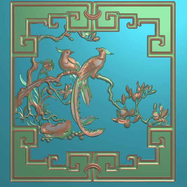 花鸟精雕图A59